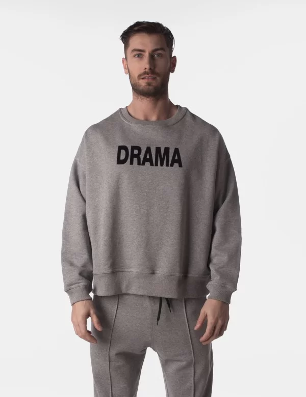 Fleece Pullover Drama - Grey