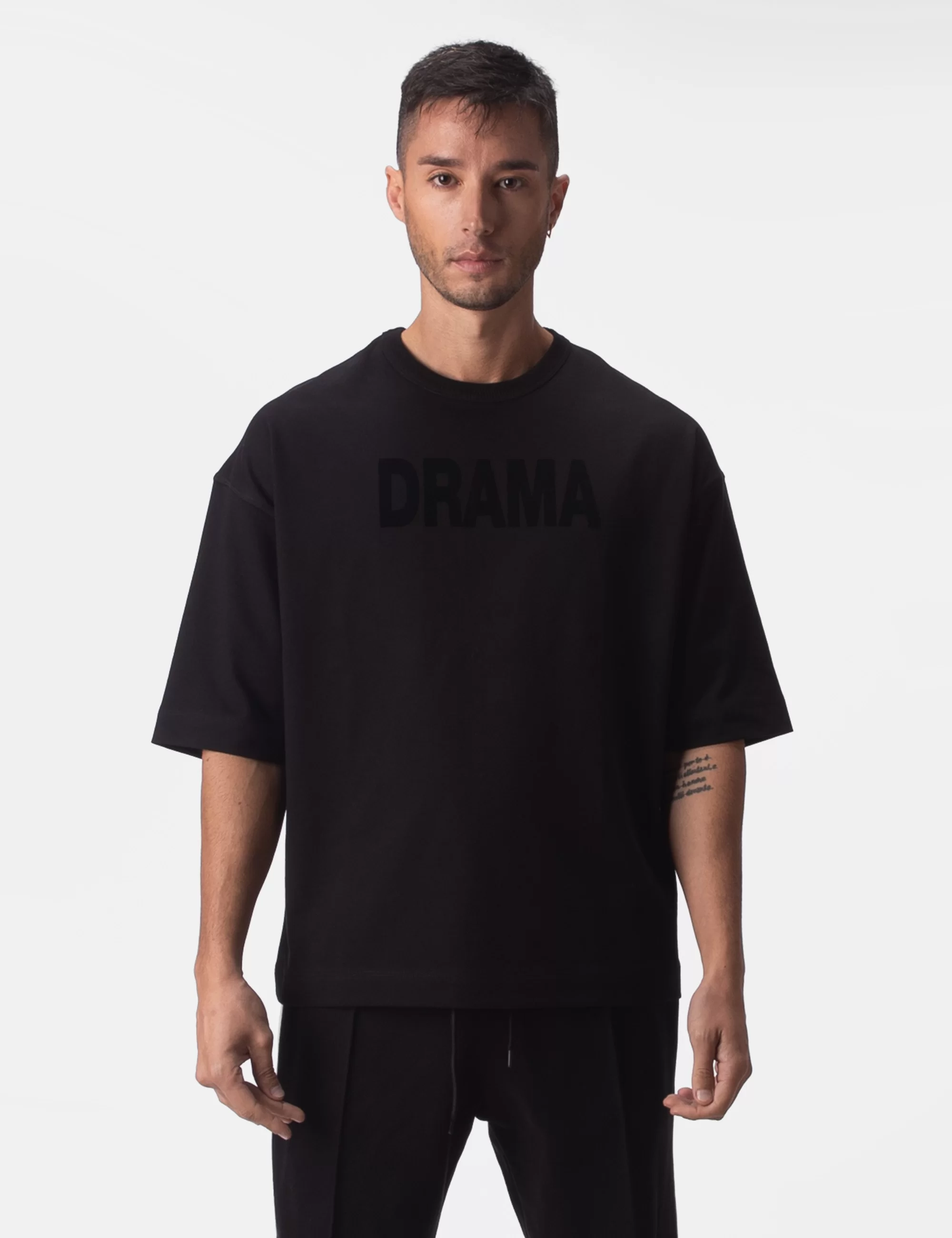 Oversized T-Shirt Drama - Black