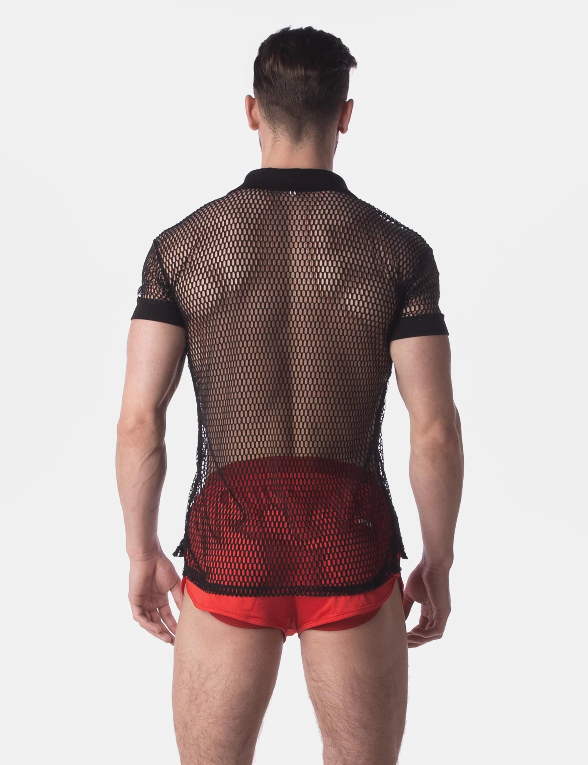 Mesh Polo Dourok - Black Mesh Polo Dourok - Black