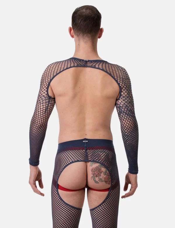 Fishnet Sleeves Poggio - Navy