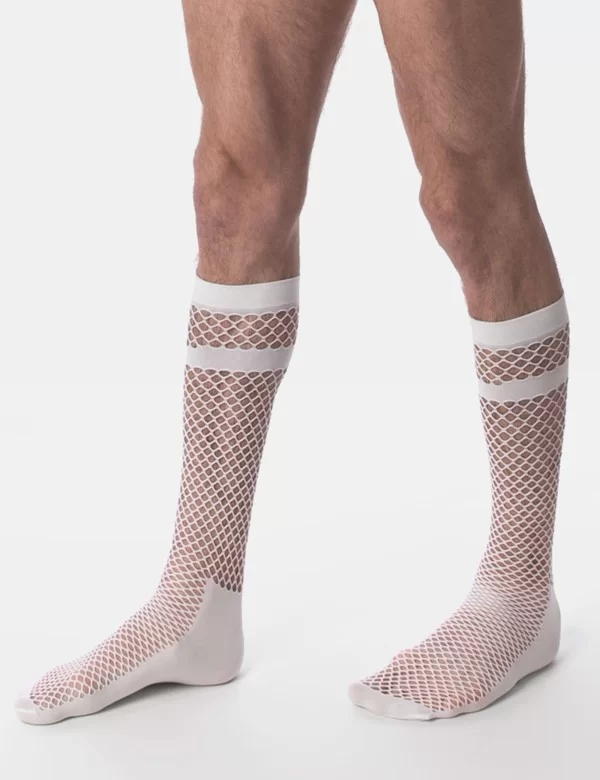 Fishnet Socks Cala - White