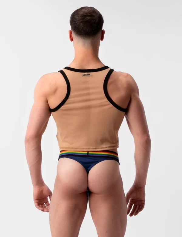 Barcode Pride Thong - Navy