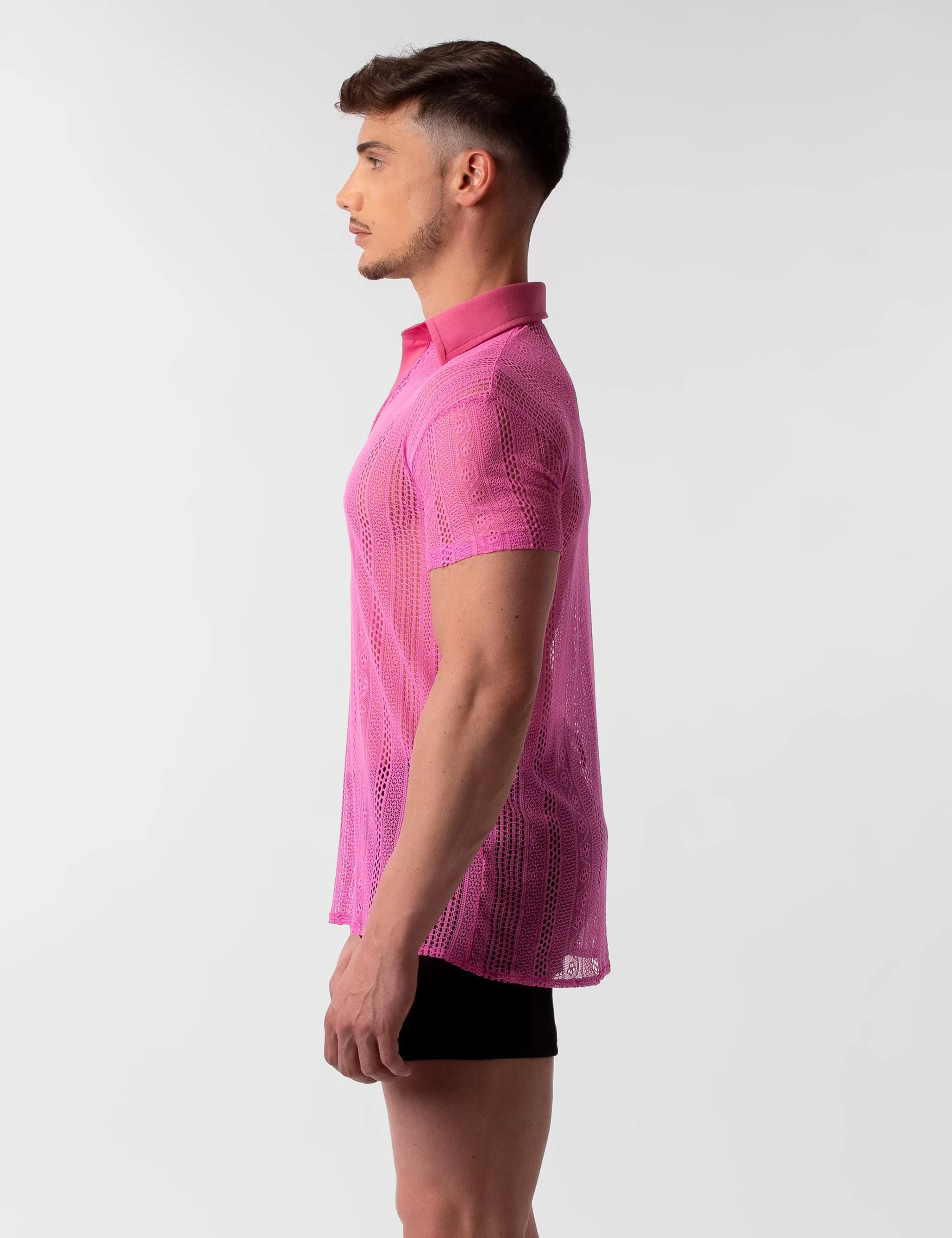 Lace Polo Grigor - Pink Lace Polo Grigor - Pink