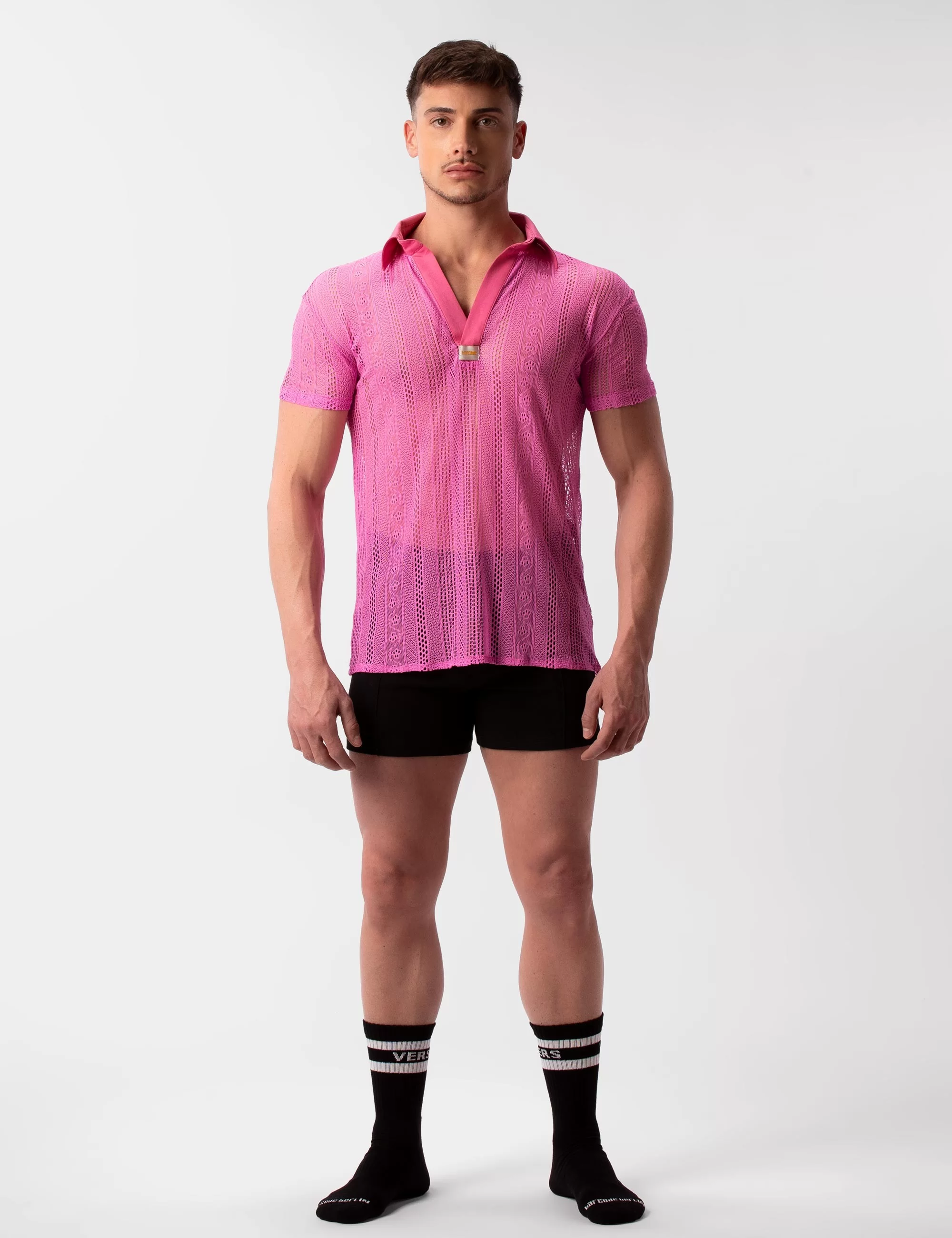 Lace Polo Grigor - Pink Lace Polo Grigor - Pink
