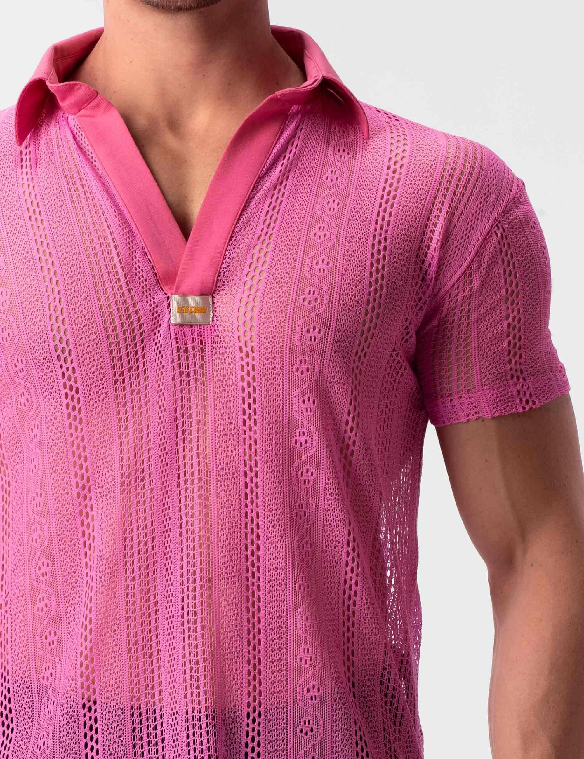 Lace Polo Grigor - Pink Lace Polo Grigor - Pink