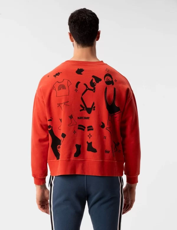 Sweatshirt Clubbing Berlin - Red