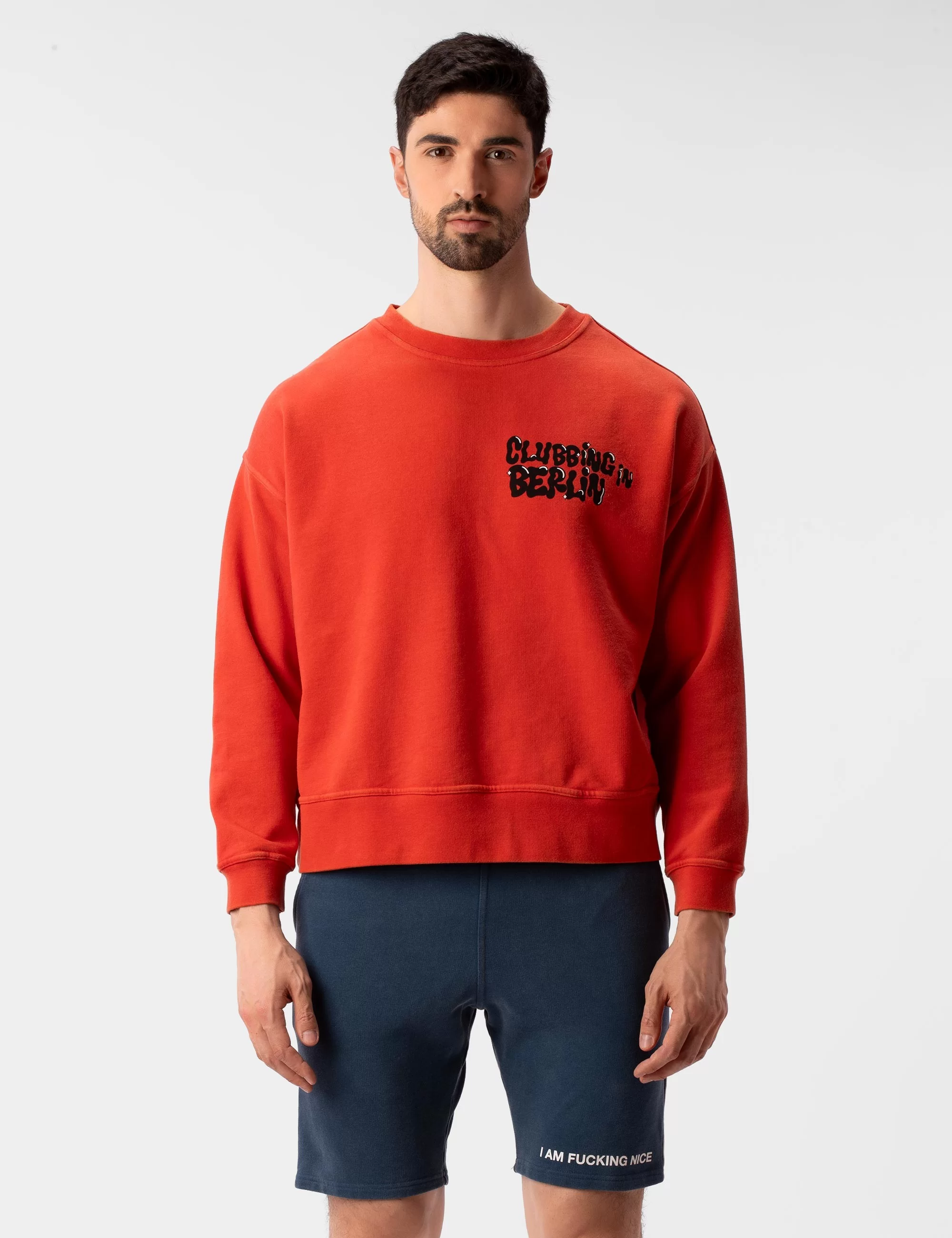 Sweatshirt Clubbing Berlin - Red