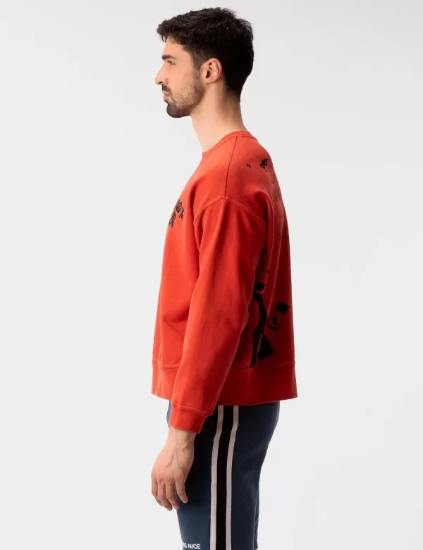 Sweatshirt Clubbing Berlin - Red