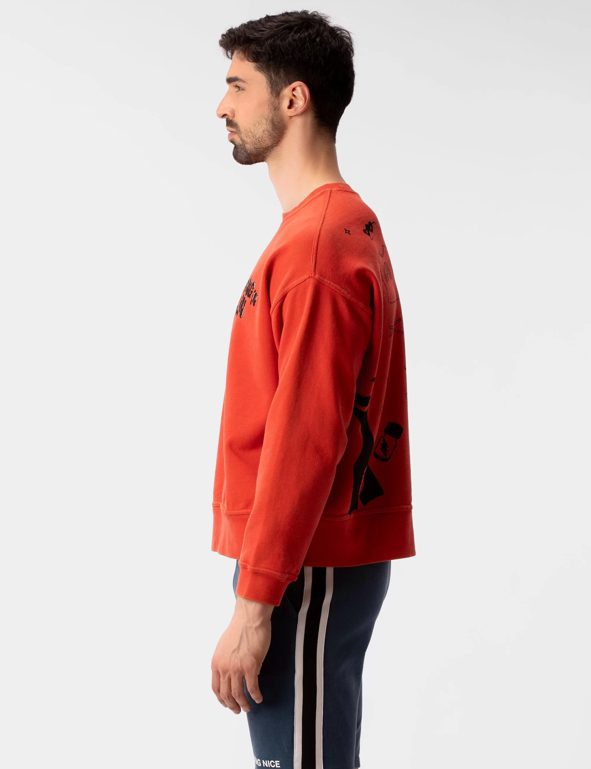 Sweatshirt Clubbing Berlin - Red