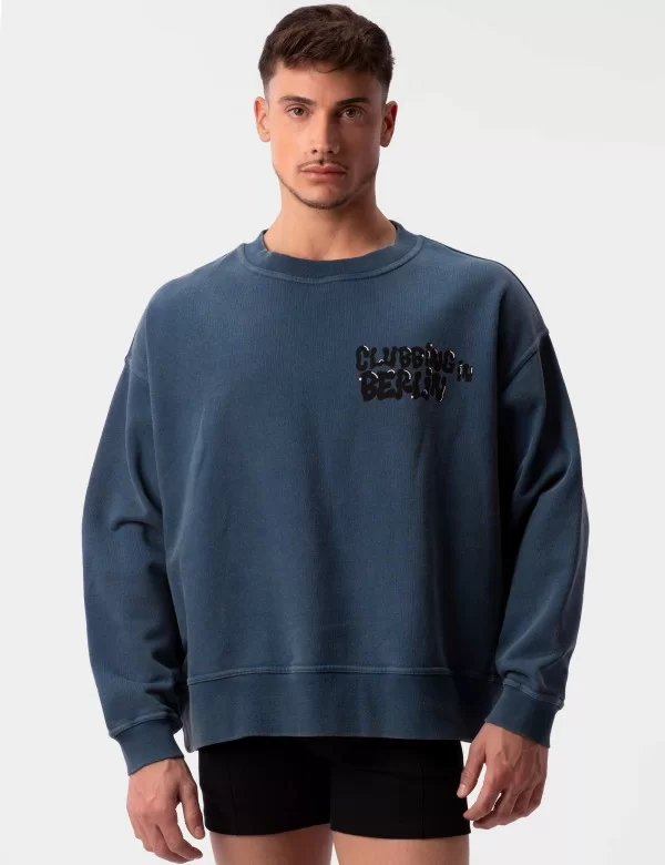 Sweatshirt Clubbing Berlin - Blue