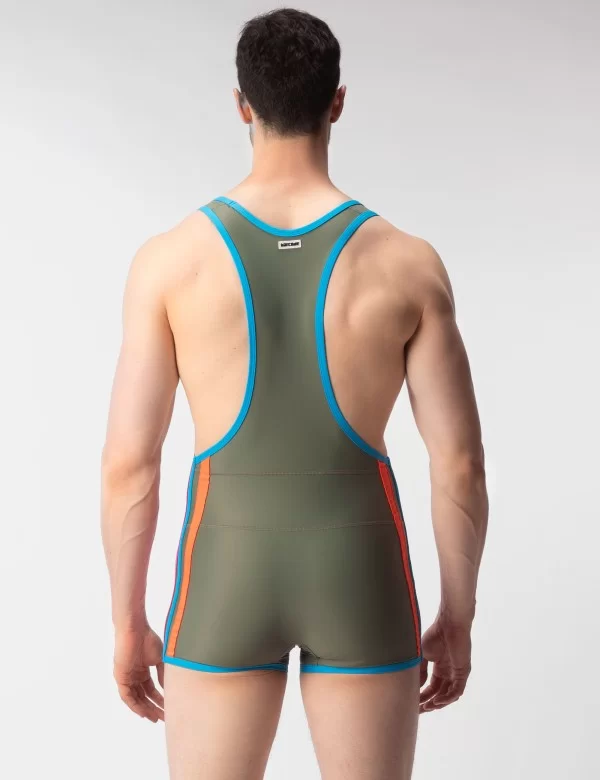 Singlet Olga - Green-Blue-Pink-Orange