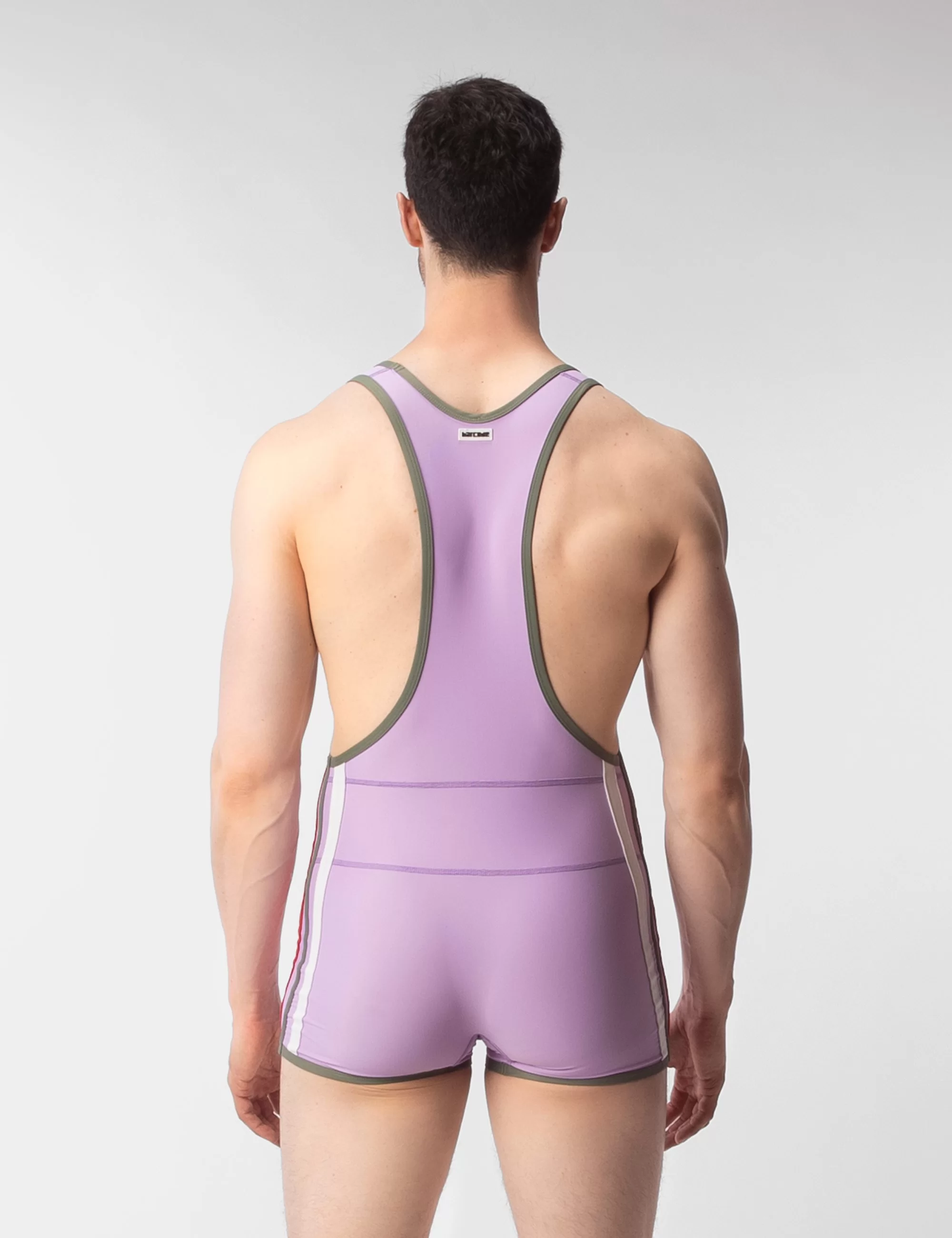 Singlet Olga - Lila-Green-Red-White