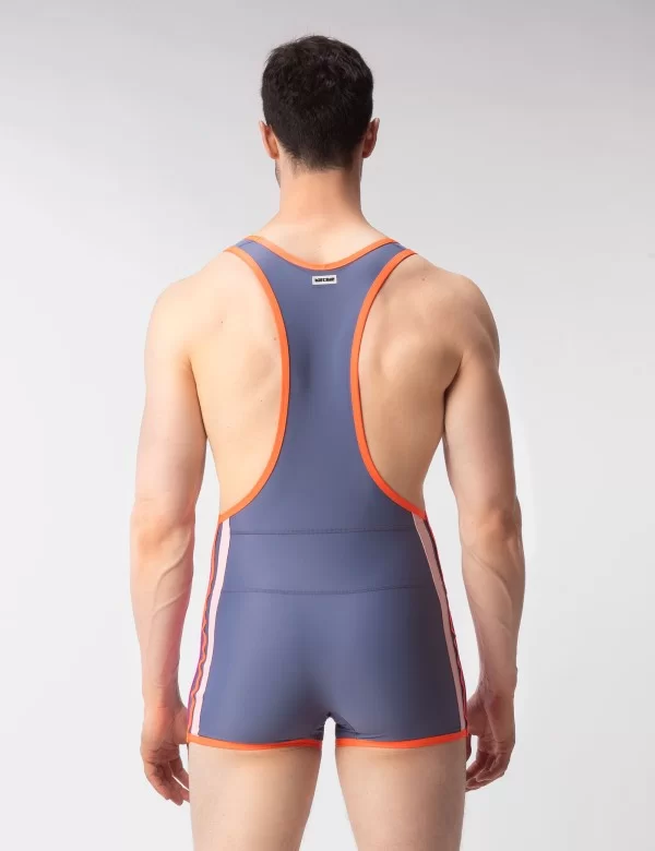 Singlet Olga - Asphalt-Orange-Pink-Rose