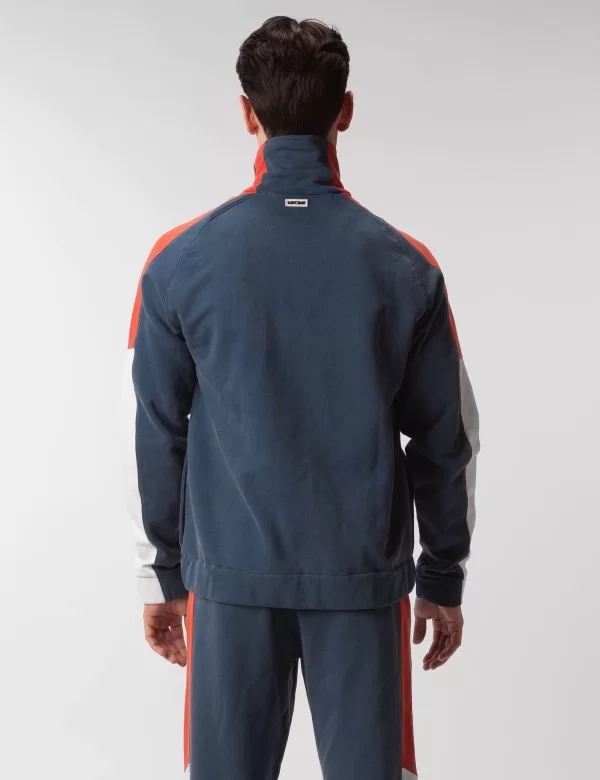 Fleece Jacket Zlat - Blue-Red-White