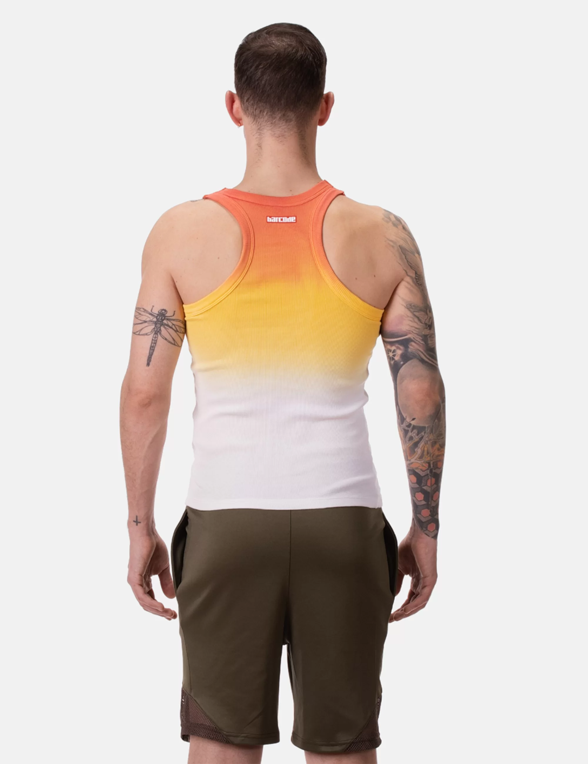 Tank Top Bernardo - White-Yellow-Orange