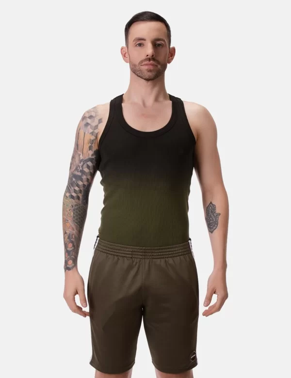 Tank Top Bernardo - Olive-Black
