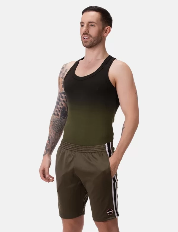 Tank Top Bernardo - Olive-Black