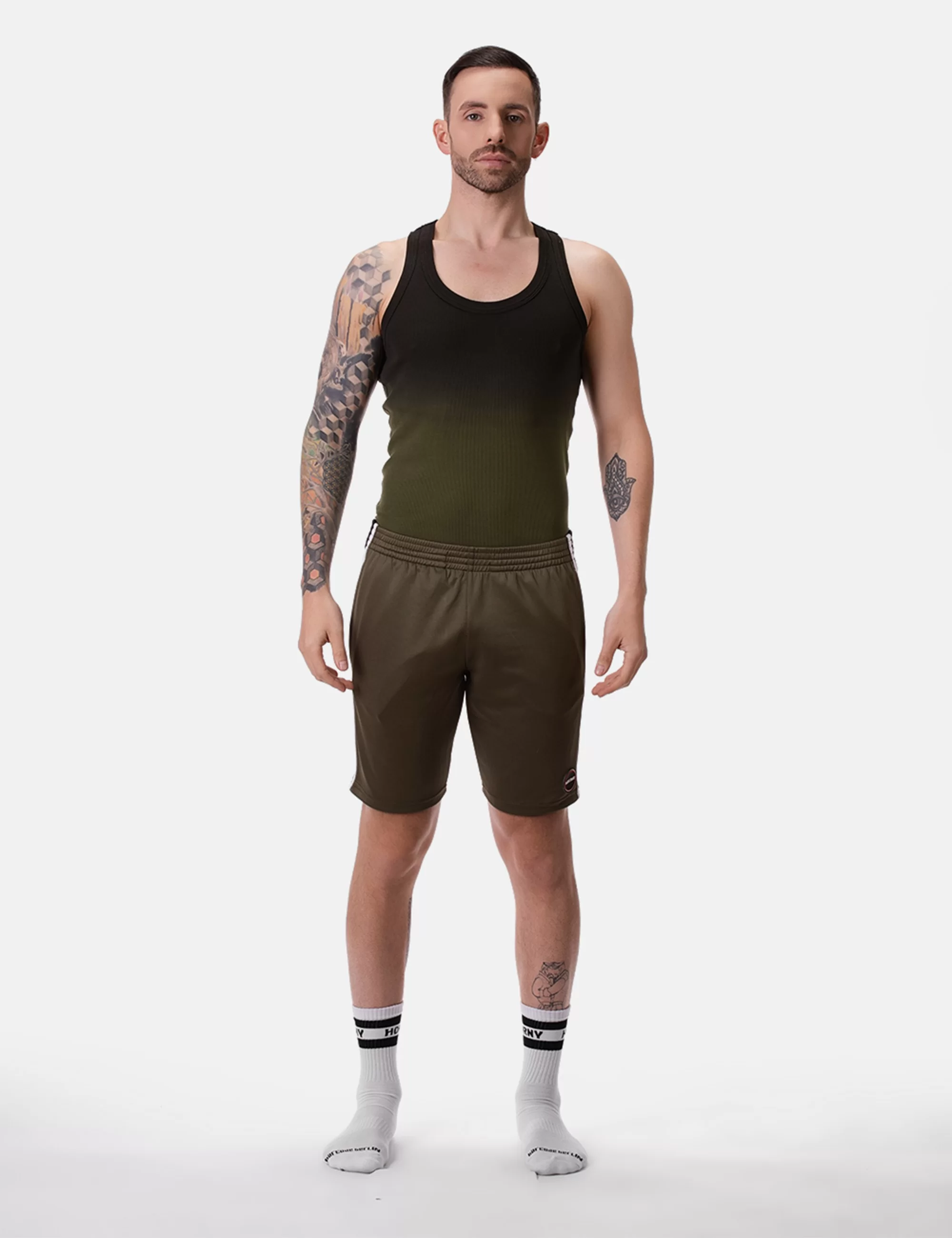 Tank Top Bernardo - Olive-Black