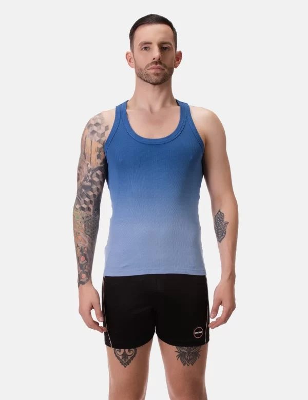 Tank Top Bernardo - Skyblue-Navy