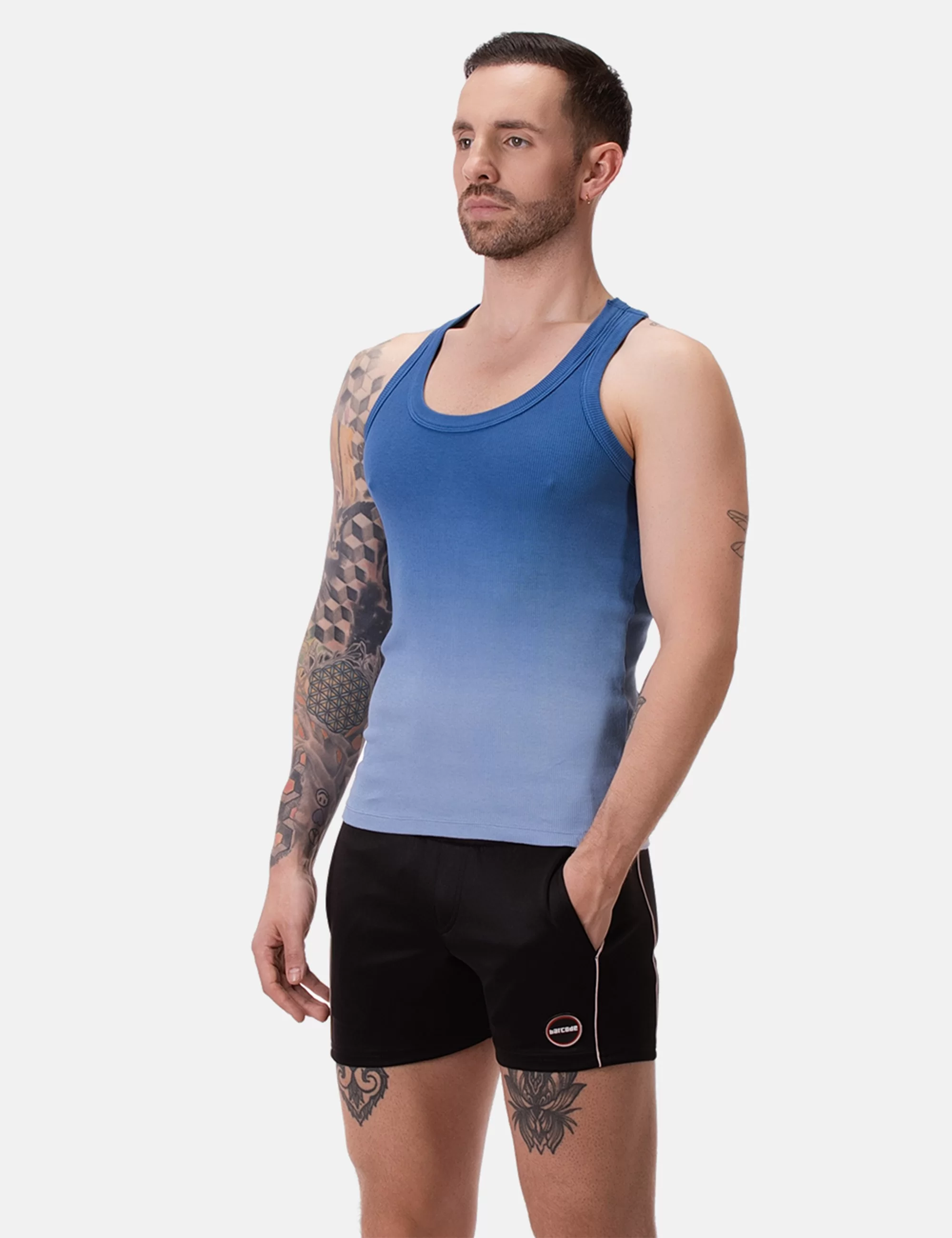 Tank Top Bernardo - Skyblue-Navy