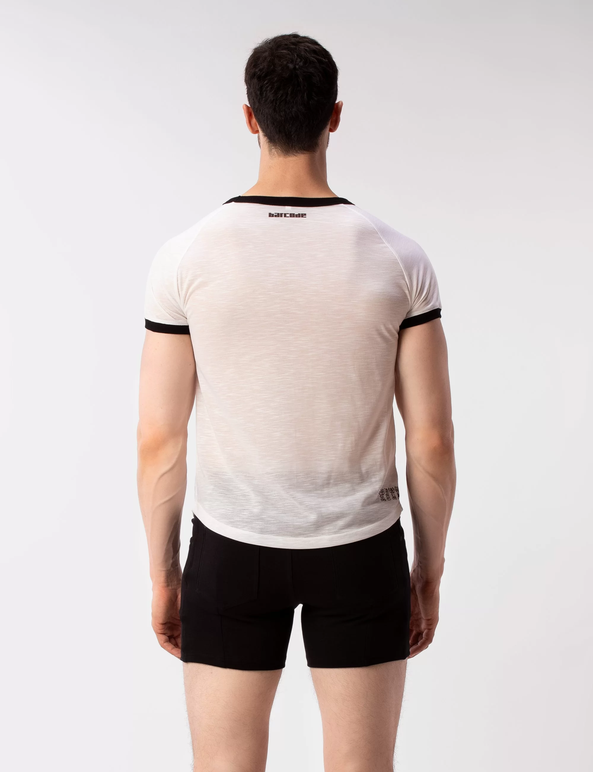 Raglan Tee Berlin Boy - White-Red-Black Raglan Tee Berlin Boy - White-Red-Black