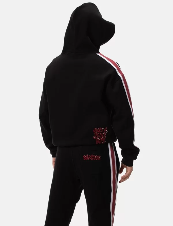 Fleece Hoody Sexy Boy - Black
