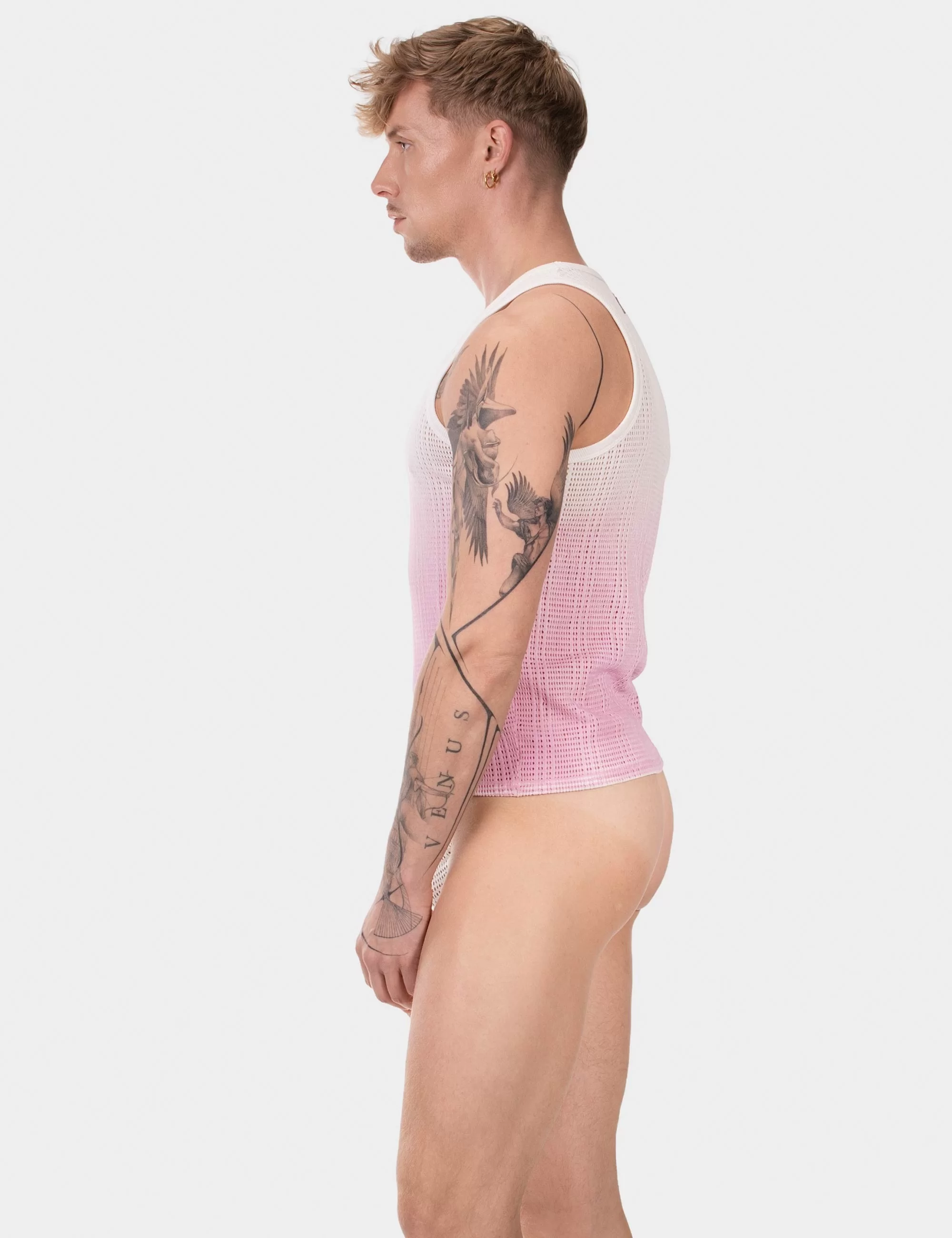 Tank Top Danko - White-Pink Tank Top Danko - White-Pink