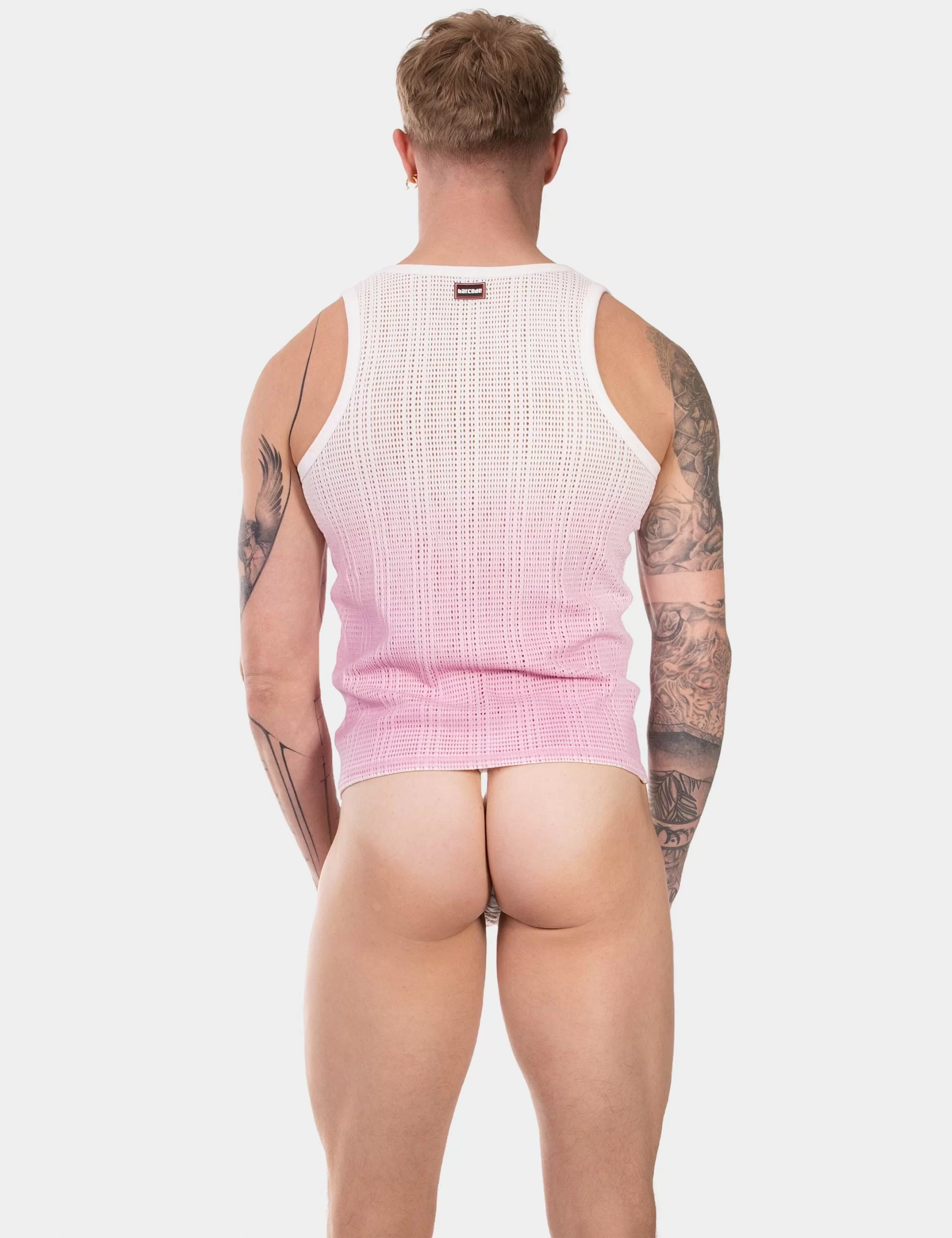 Tank Top Danko - White-Pink Tank Top Danko - White-Pink
