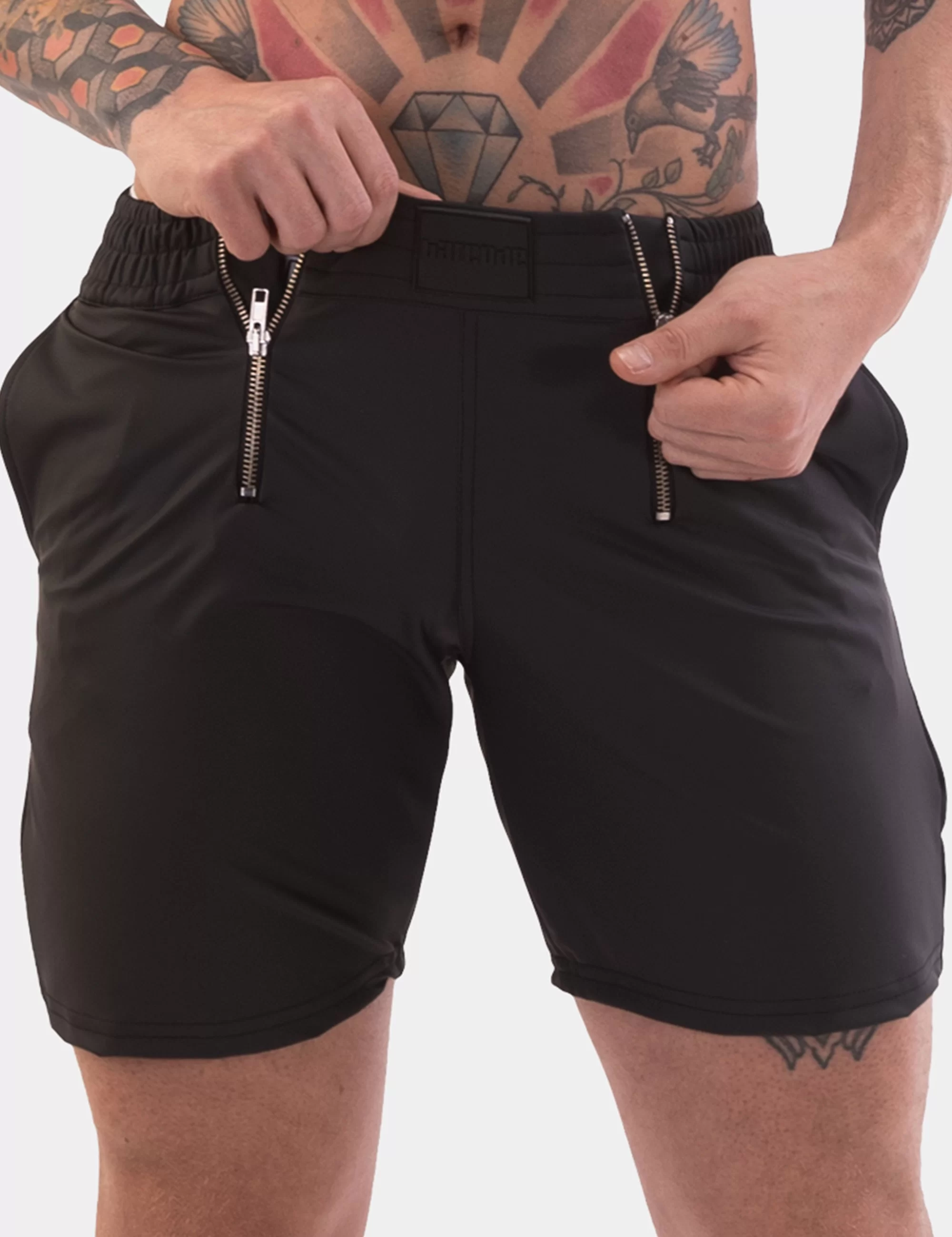 Zipper Short Doraf - Black