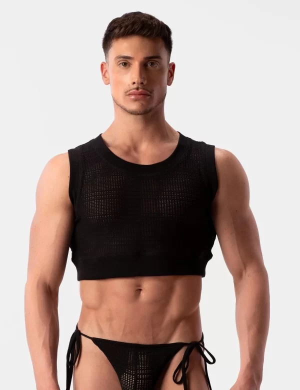 Crop Top Luz - Black