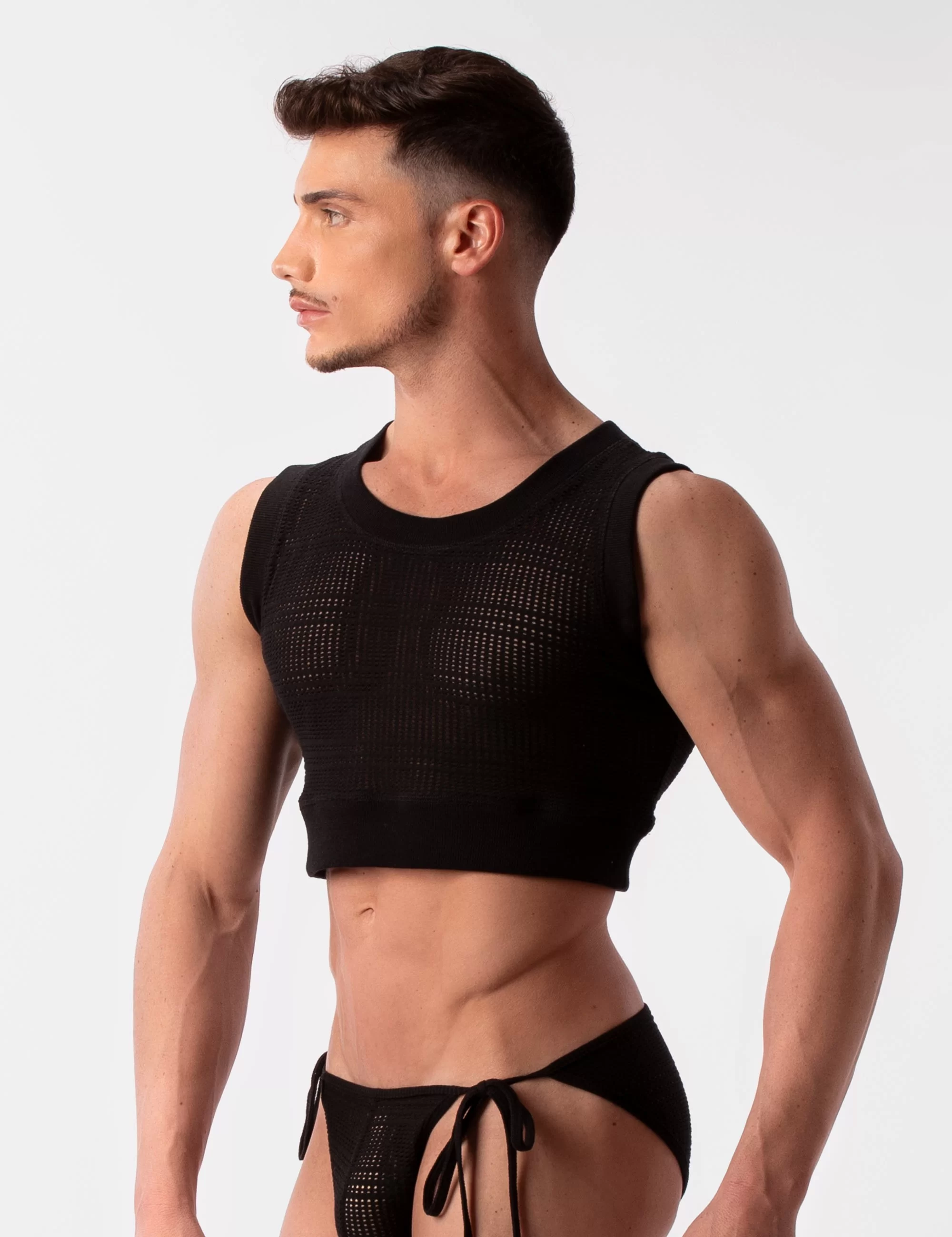 Crop Top Luz - Black