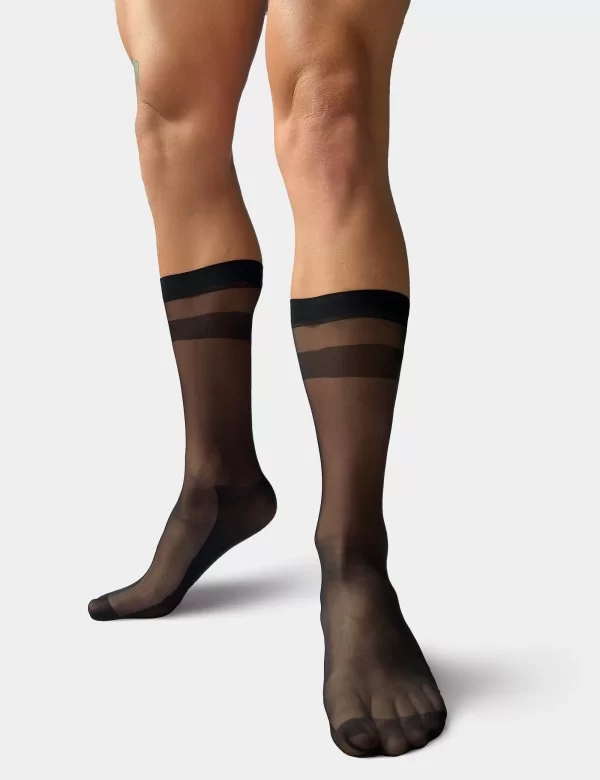 Lycra Socks Milan - Black