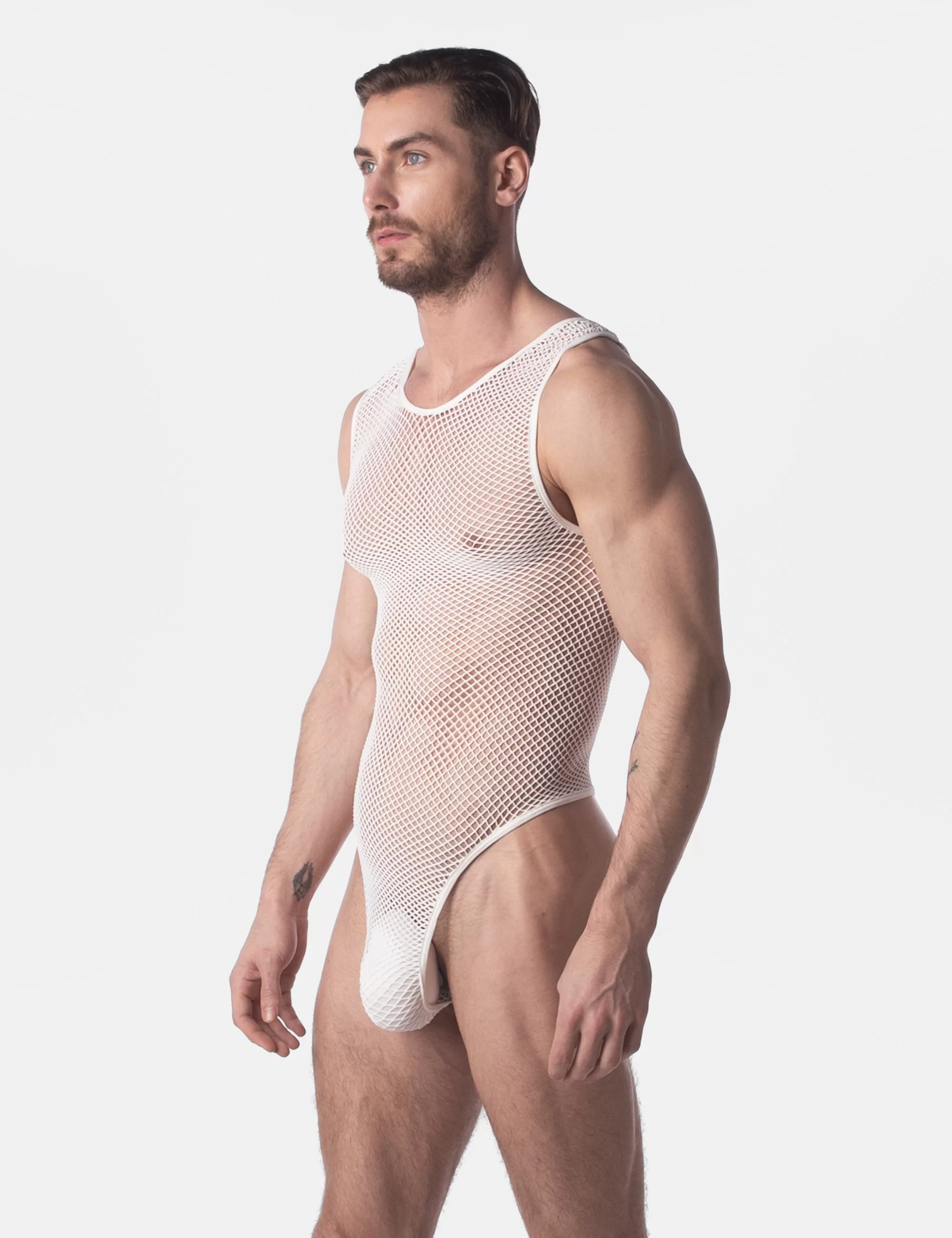 Fishnet Body Roma - White Fishnet Body Roma - White