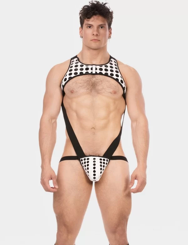 Body Harness Lola - Black-White