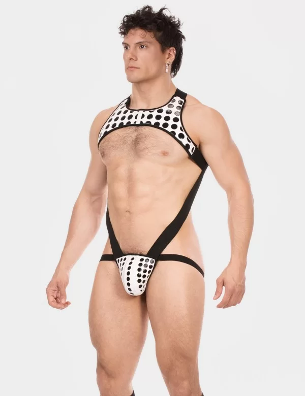 Body Harness Lola - Black-White