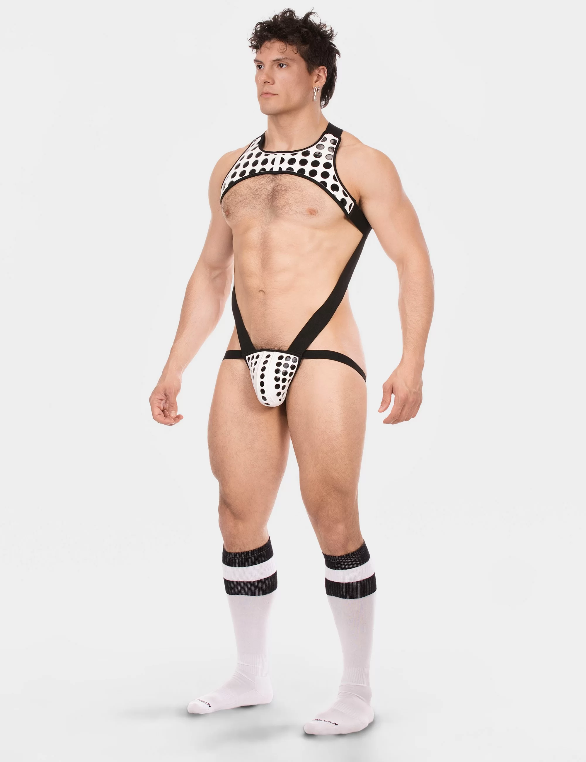 Body Harness Lola - Black-White