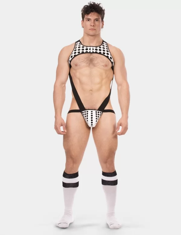 Body Harness Lola - Black-White