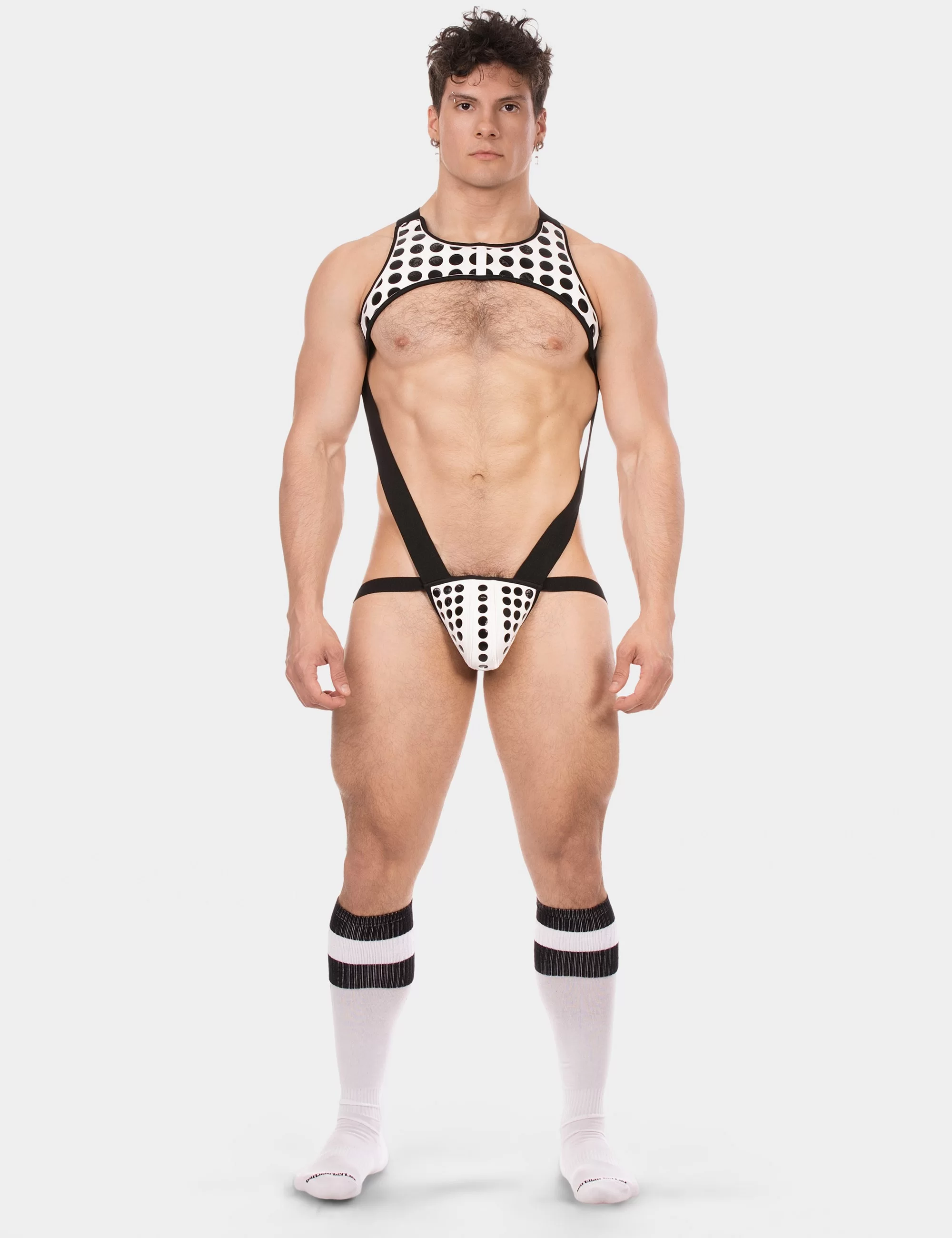 Body Harness Lola - Black-White