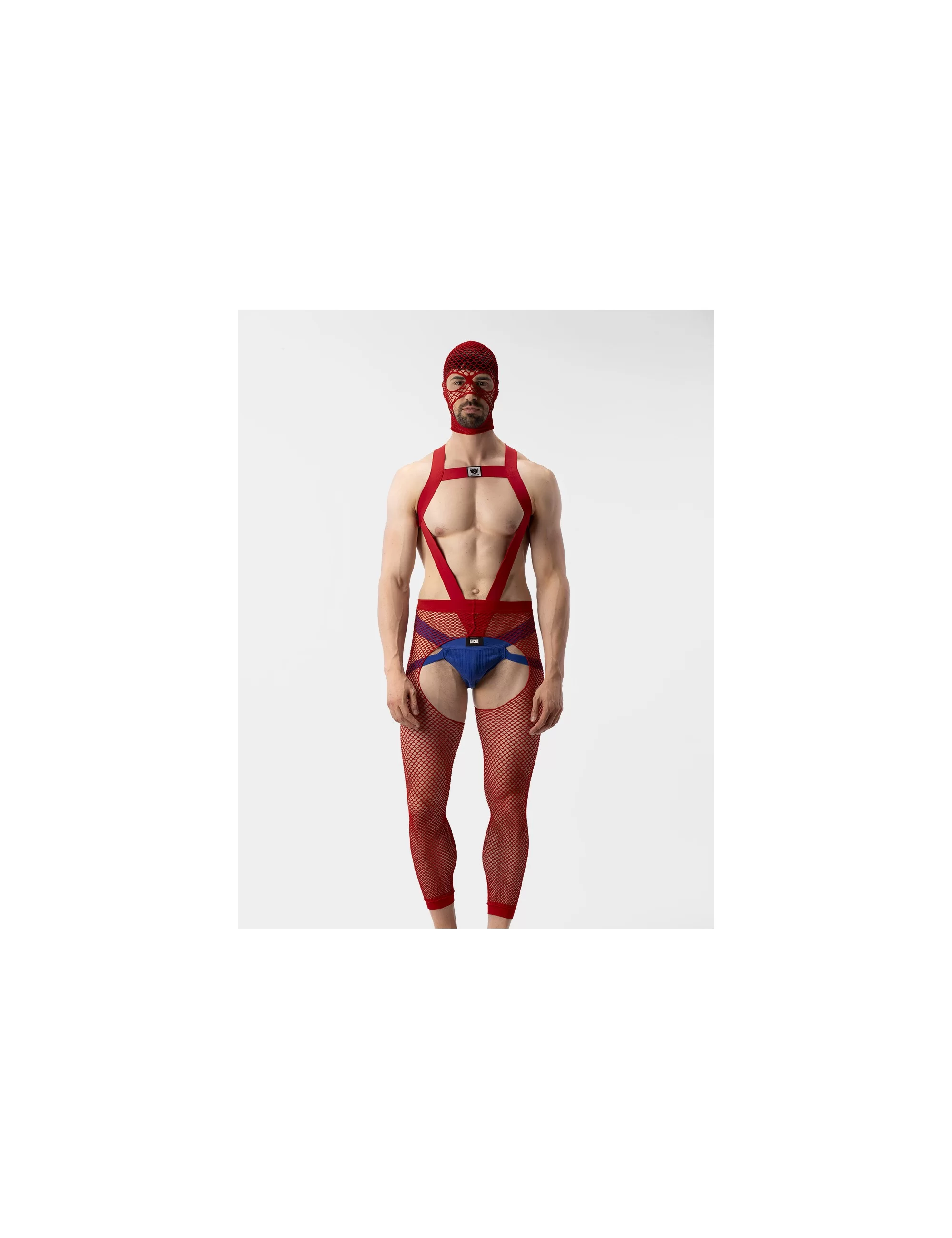 Fishnet Mask Sicily - Red