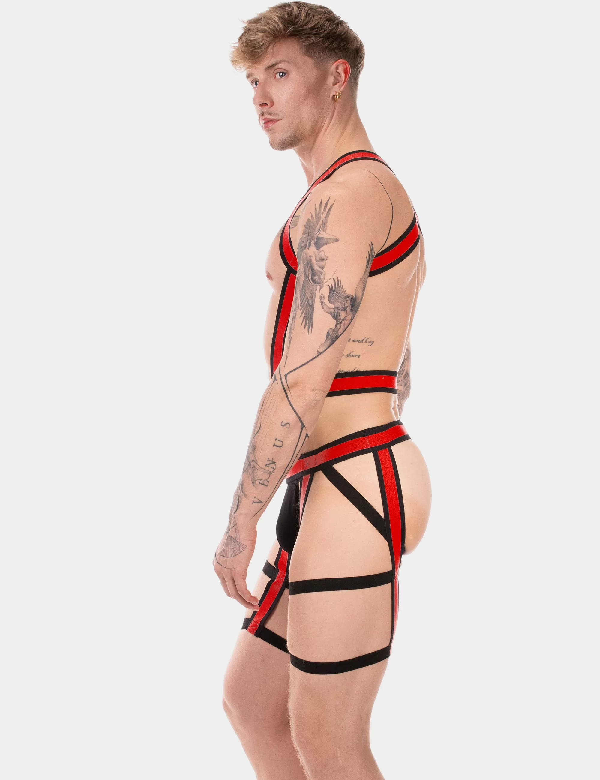 Harness Duo Javed - Red-Black