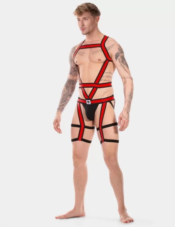 Harness Duo Javed - Red-Black