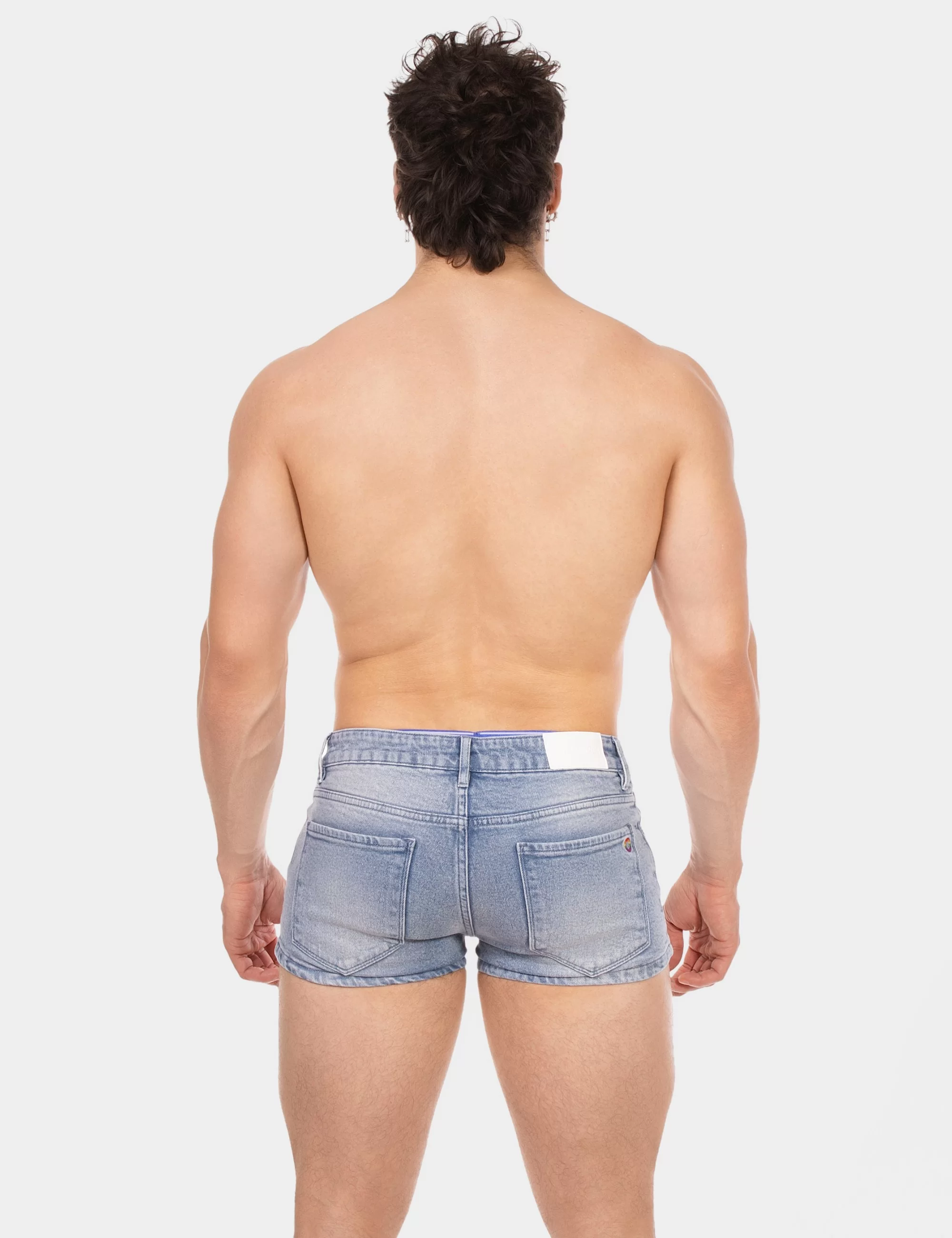 5 Pocket 9' Denim Short Tyler - Sky-Blue