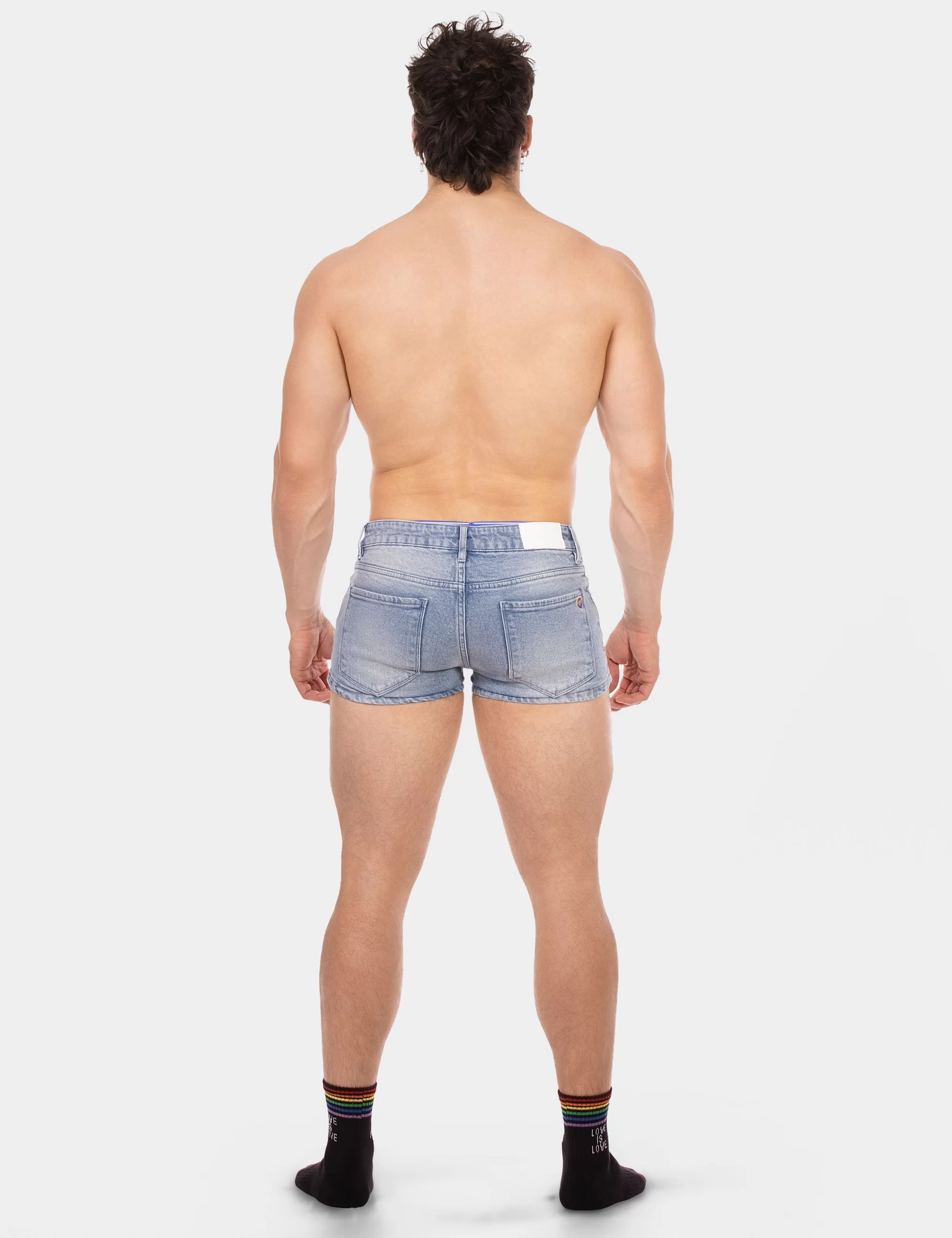5 Pocket 9' Denim Short Tyler - Sky-Blue