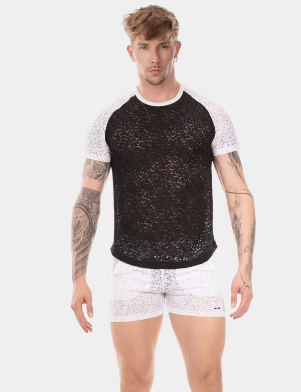 T-Shirt Micah - Black-White