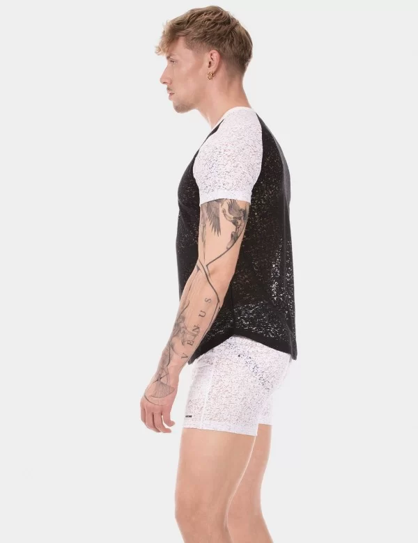 T-Shirt Micah - Black-White