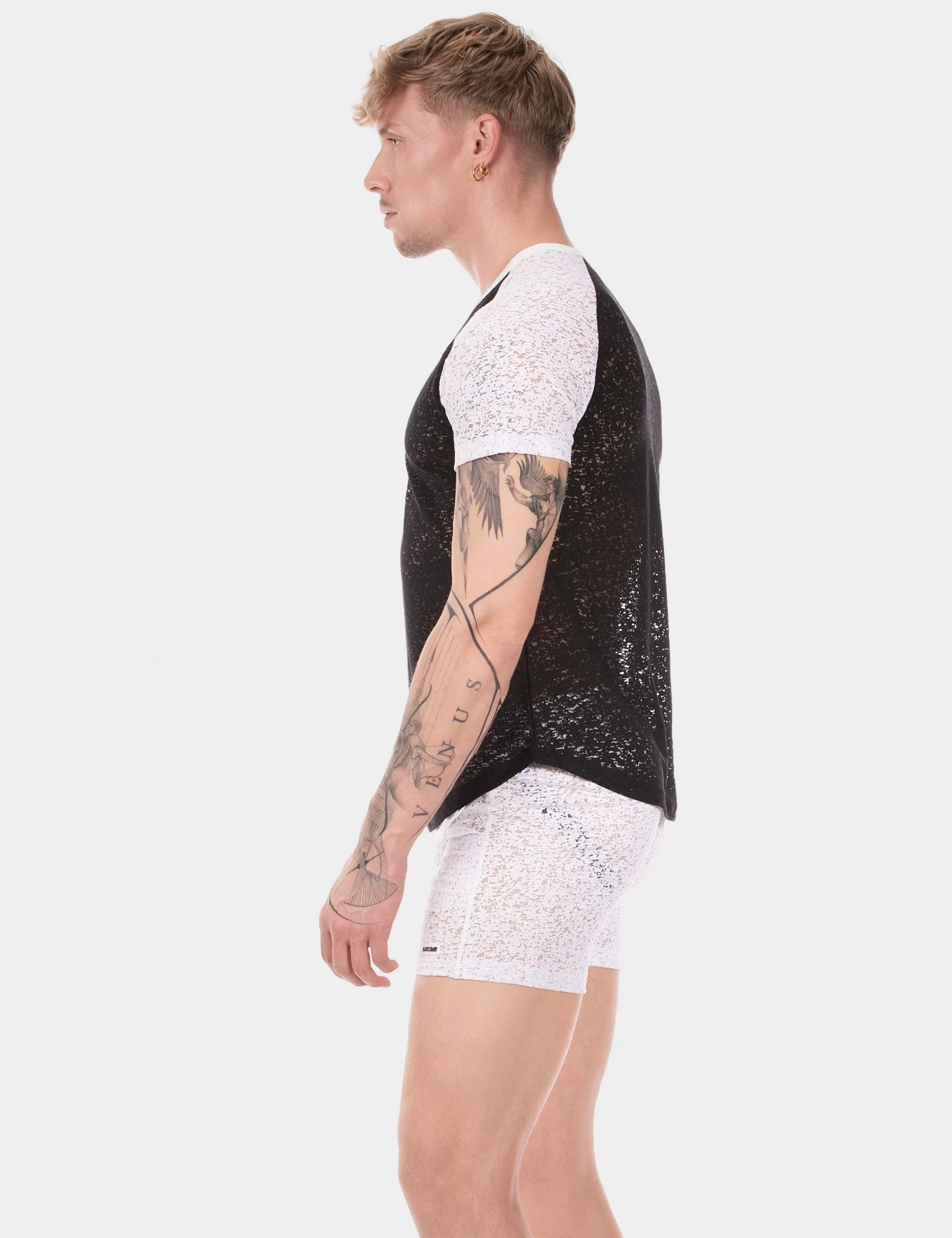 T-Shirt Micah - Black-White T-Shirt Micah - Black-White