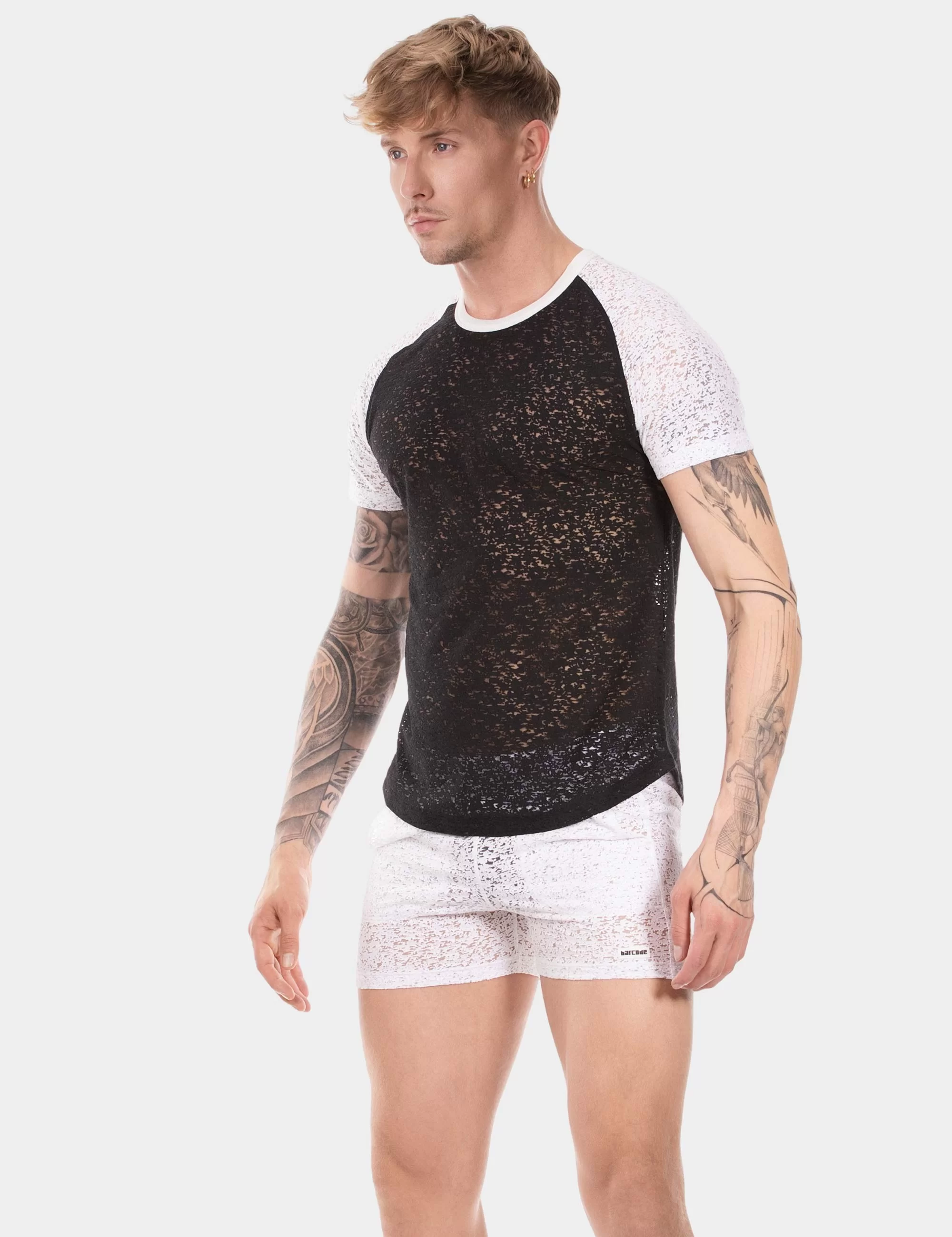 T-Shirt Micah - Black-White T-Shirt Micah - Black-White