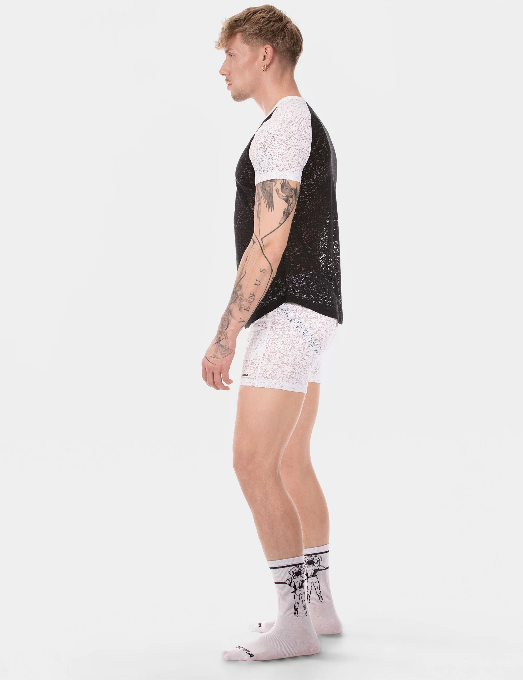 T-Shirt Micah - Black-White T-Shirt Micah - Black-White