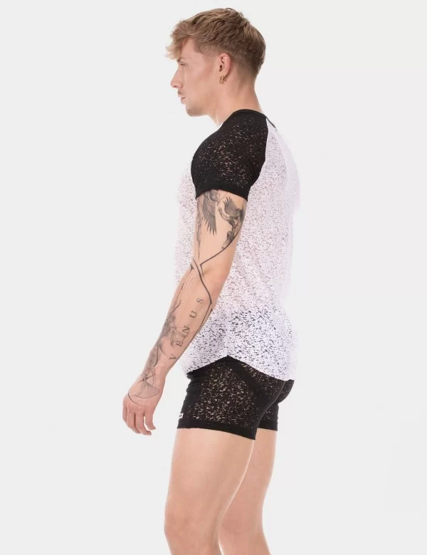 T-Shirt Micah - White-Black