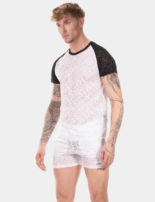 T-Shirt Micah - White-Black